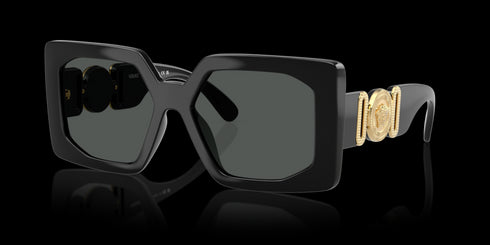 VERSACE 0ve4478u 55 Black W/ Dark Grey Accessories